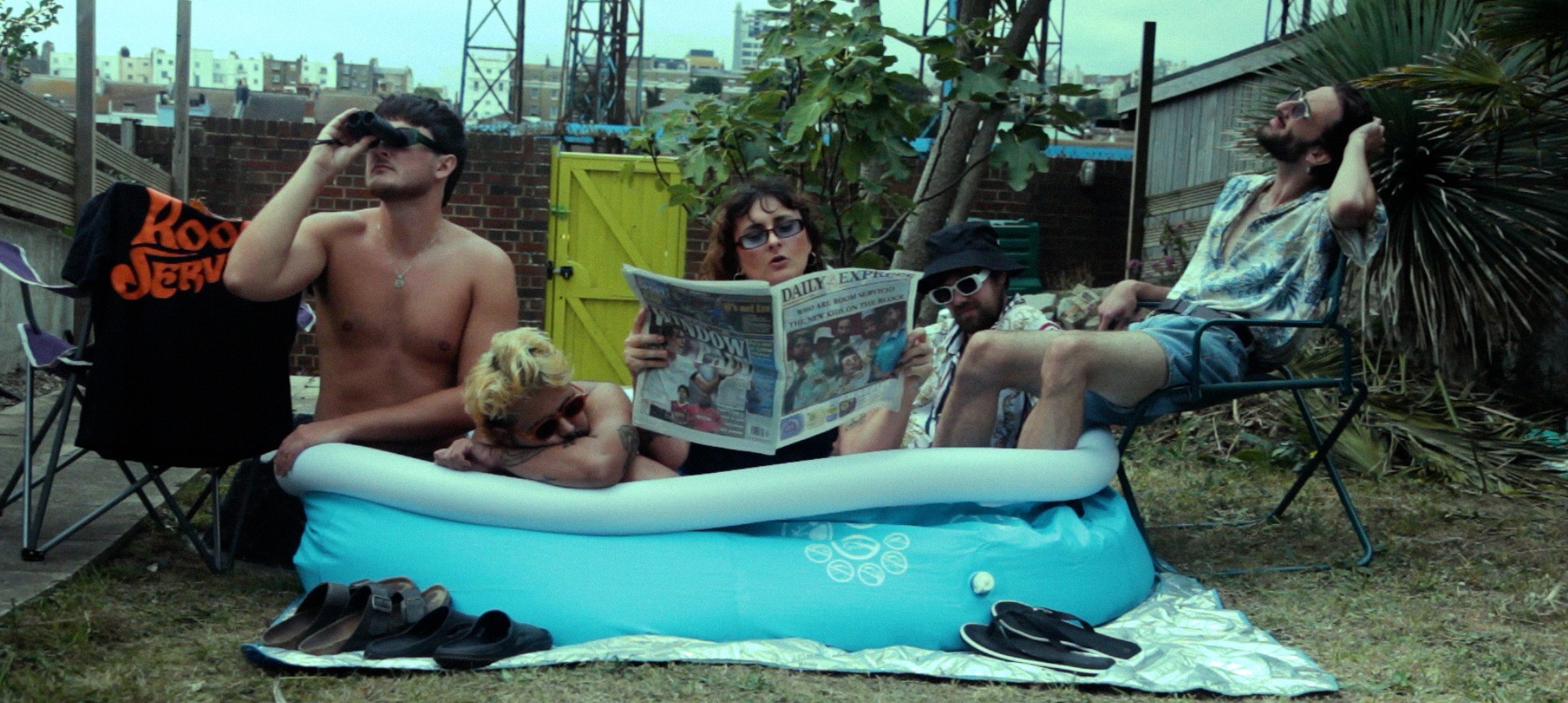 Still from Pooltime music video